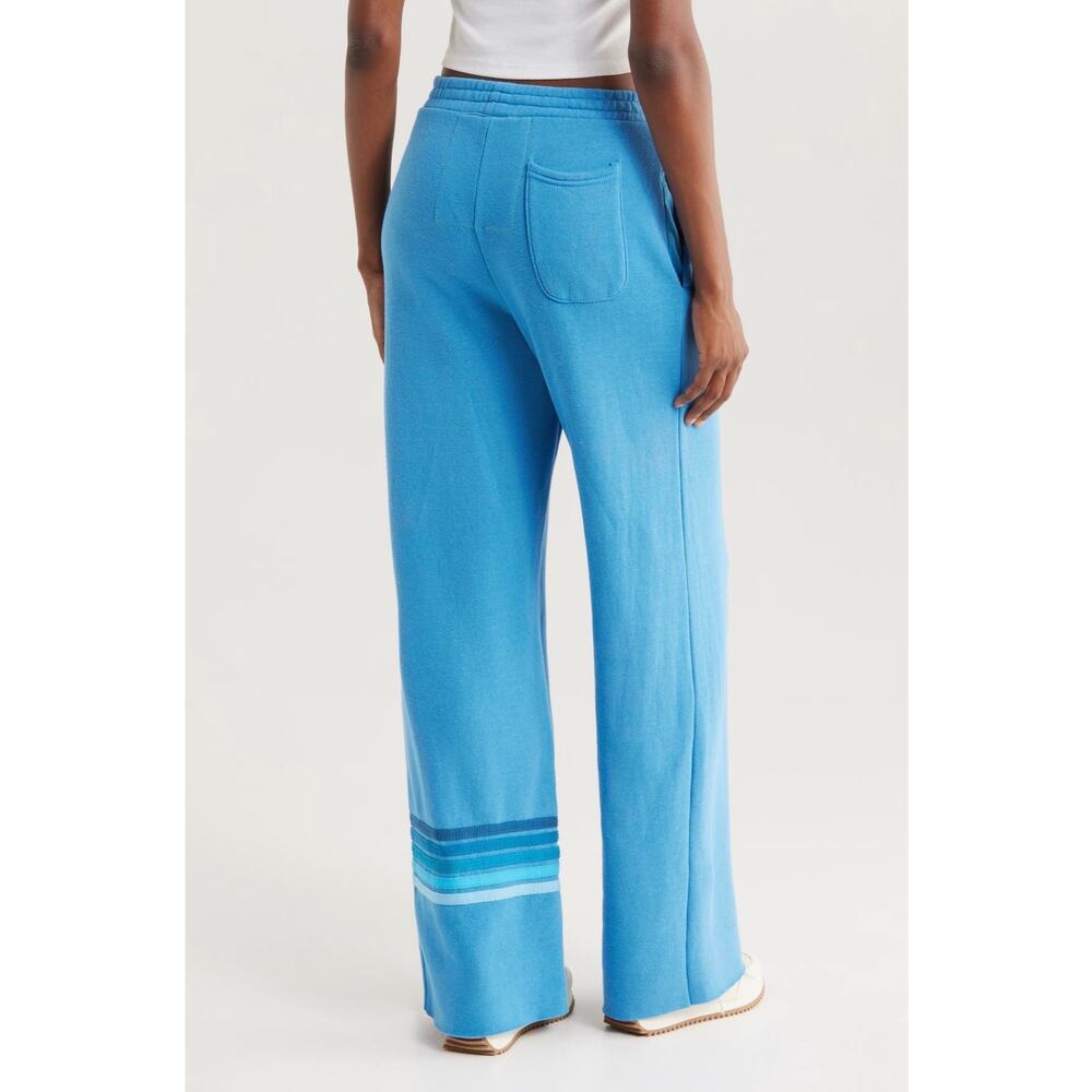 Aviator Nation Rugby Stitch Wide Leg Sweatpants - Picture 3 of 12
